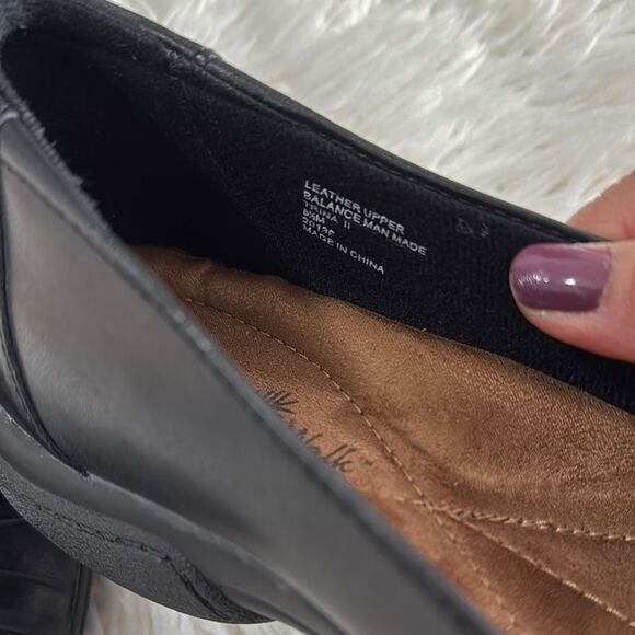 Nature Walk Women's Leather Black Flats Size 8.5 - Picture 6 of 7